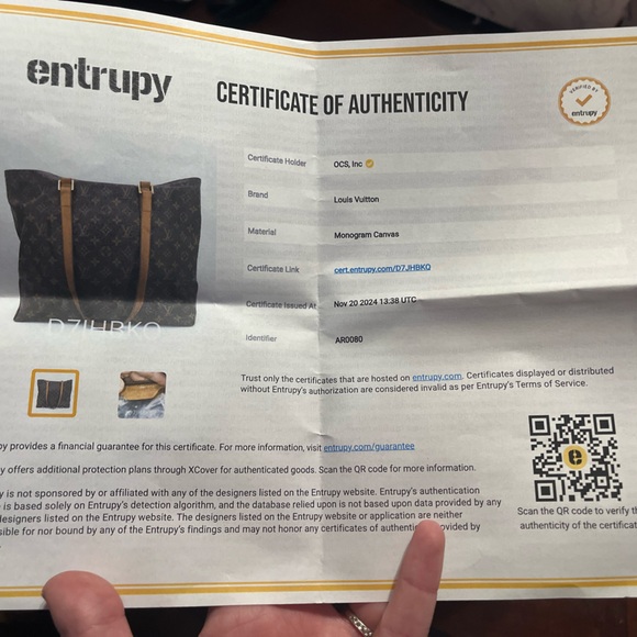 Louis Vuitton Authentic Monogram Leather Cabas Piano Tote - Picture 8 of 13